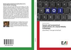 Bookcover of Social and economical implications of a Social Media Campaign