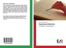 Capa do livro de Esperienze didattiche 