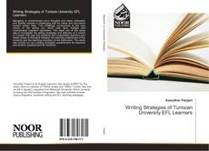 Capa do livro de Writing Strategies of Tunisian University EFL Learners 