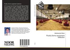Bookcover of Poultry farms equipment selection