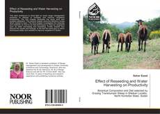 Capa do livro de Effect of Reseeding and Water Harvesting on Productivity 