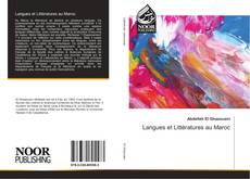 Langues et Littératures au Maroc kitap kapağı