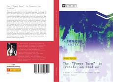 Capa do livro de The “Power Turn” in Translation Studies 