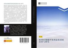 Portada del libro de 转型时期俄罗斯利益集团政治参与研究