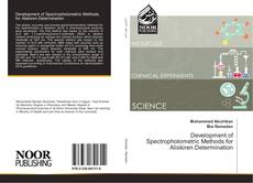 Portada del libro de Development of Spectrophotometric Methods for Aliskiren Determination