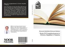 Buchcover von Study Of Cryoglobulinemia In Chronic Hepatitis C Patients