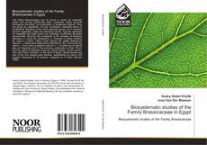 Buchcover von Biosystematic studies of the Family Brassicaceae in Egypt