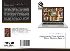 Portada del libro de Development of E-learning in the Higher Education Systems