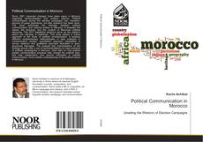 Political Communication in Morocco kitap kapağı