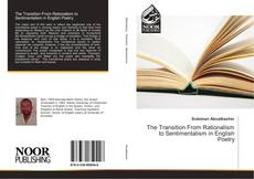 Capa do livro de The Transition From Rationalism to Sentimentalism in English Poetry 