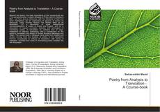 Capa do livro de Poetry from Analysis to Translation - A Course-book 