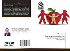 Portada del libro de Risk Assessment of some Additives used in Food Processing