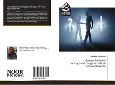 Bookcover of Human Behavior concept and usage on virtual social networks