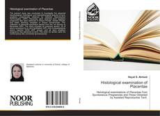 Capa do livro de Histological examination of Placentae 