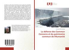 La défense des Common Concerns et du patrimoine commun de l'Humanité的封面