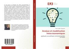 Capa do livro de Analyse et modélisation méso-économiques 