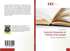 Capa do livro de Pacte de Tshiyamba et l’histoire d’un peuple 