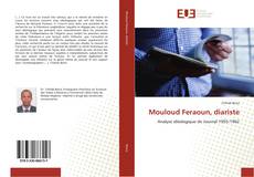 Mouloud Feraoun, diariste kitap kapağı