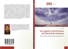 Capa do livro de Les aspects commerciaux de l'Accord de Cotonou 