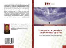 Portada del libro de Les aspects commerciaux de l'Accord de Cotonou