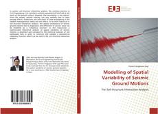Buchcover von Modelling of Spatial Variability of Seismic Ground Motions