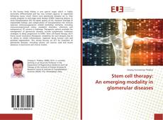 Capa do livro de Stem cell therapy: An emerging modality in glomerular diseases 