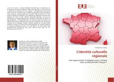 Capa do livro de L'identité culturelle régionale 