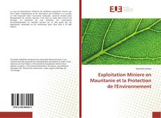 Capa do livro de Exploitation Miniere en Mauritanie et la Protection de l'Environnement 