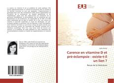 Copertina di Carence en vitamine D et pré-éclampsie : existe-t-il un lien ?