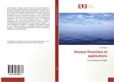 Обложка Analyse financière et applications