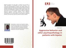 Buchcover von Aggressive behavior and other psychopathology in patients with bipolar