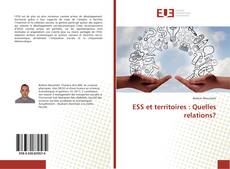 Copertina di ESS et territoires : Quelles relations?