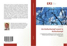 Capa do livro de Un Kulturkampf avant le Kulturkampf 