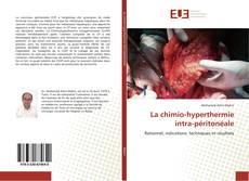 Обложка La chimio-hyperthermie intra-péritonéale