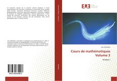 Capa do livro de Cours de mathématiques Volume 3 