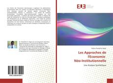 Capa do livro de Les Approches de l'Economie Néo-Institutionnelle 