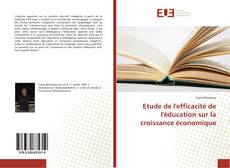 Bookcover of Etude de l'efficacité de l'éducation sur la croissance économique