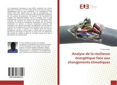 Обложка Analyse de la résilience énergétique face aux changements climatiques