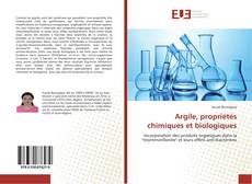 Portada del libro de Argile, propriétés chimiques et biologiques