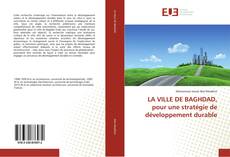 LA VILLE DE BAGHDAD, pour une stratégie de développement durable kitap kapağı