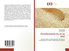 Copertina di Transformation du riz au Mali