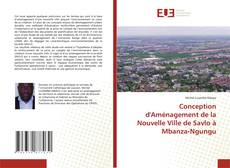 Buchcover von Conception d'Aménagement de la Nouvelle Ville de Savlo à Mbanza-Ngungu