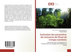 Portada del libro de Evaluation des paramètres de croissance de l'Essai de Irvingia wombolu