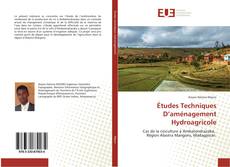 Copertina di Études Techniques D’aménagement Hydroagricole