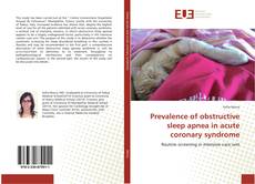 Buchcover von Prevalence of obstructive sleep apnea in acute coronary syndrome