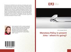 Monetary Policy in present time - where it's going? kitap kapağı