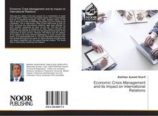 Capa do livro de Economic Crisis Management and its Impact on International Relations 