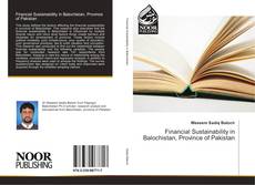 Buchcover von Financial Sustainability in Balochistan, Province of Pakistan