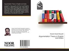 Argumentation Theory in English and Arabic kitap kapağı