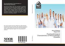 Capa do livro de Psychopathological Characteristics of Rheumatologic Diseases 